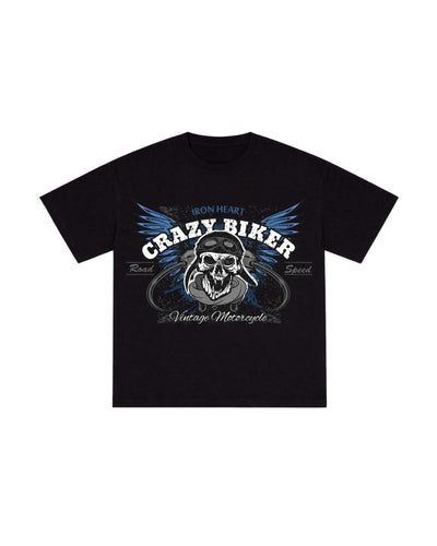 Crazy Biker Oversized Tees