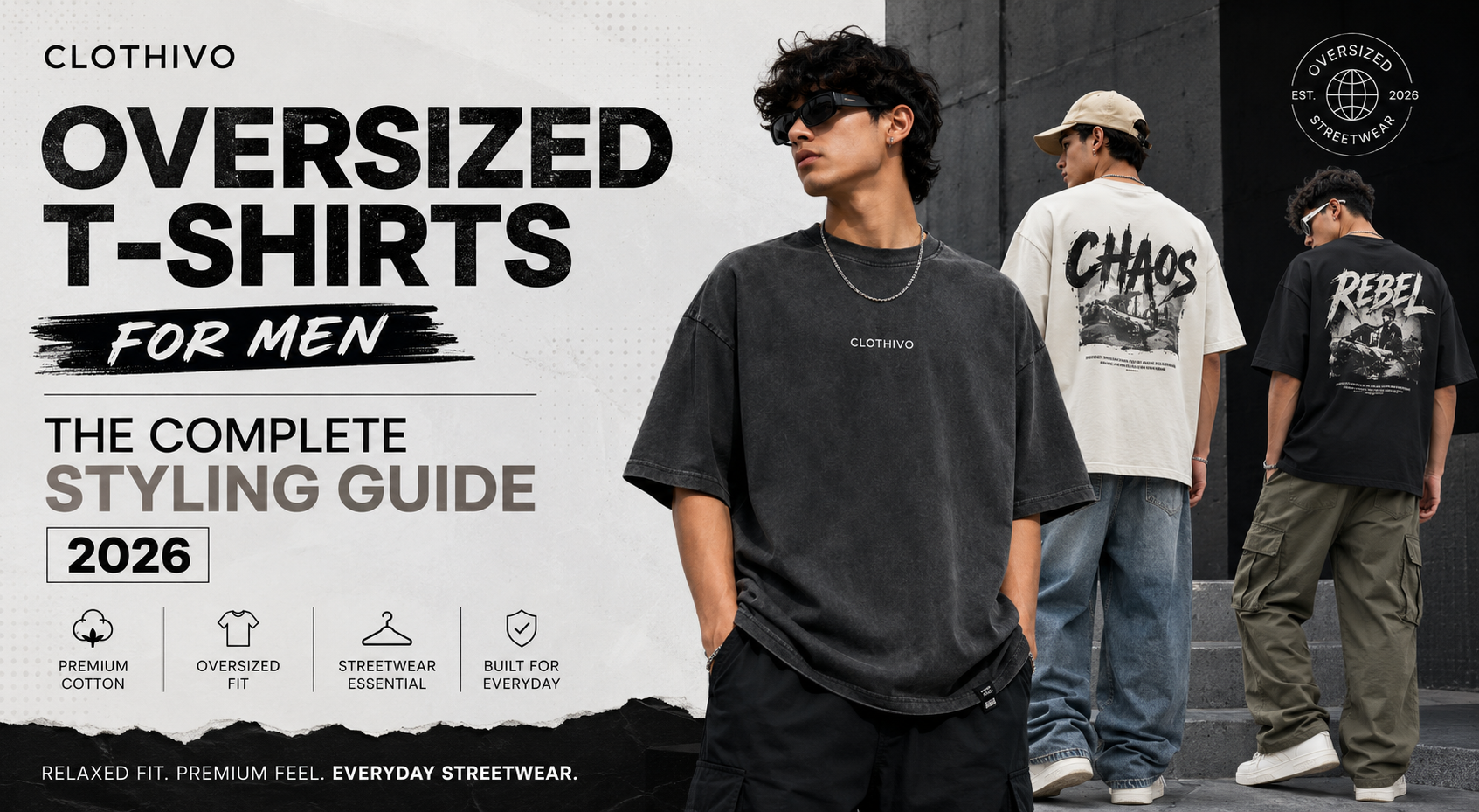 Oversized T-Shirts for Men: The Complete Styling Guide (2026)