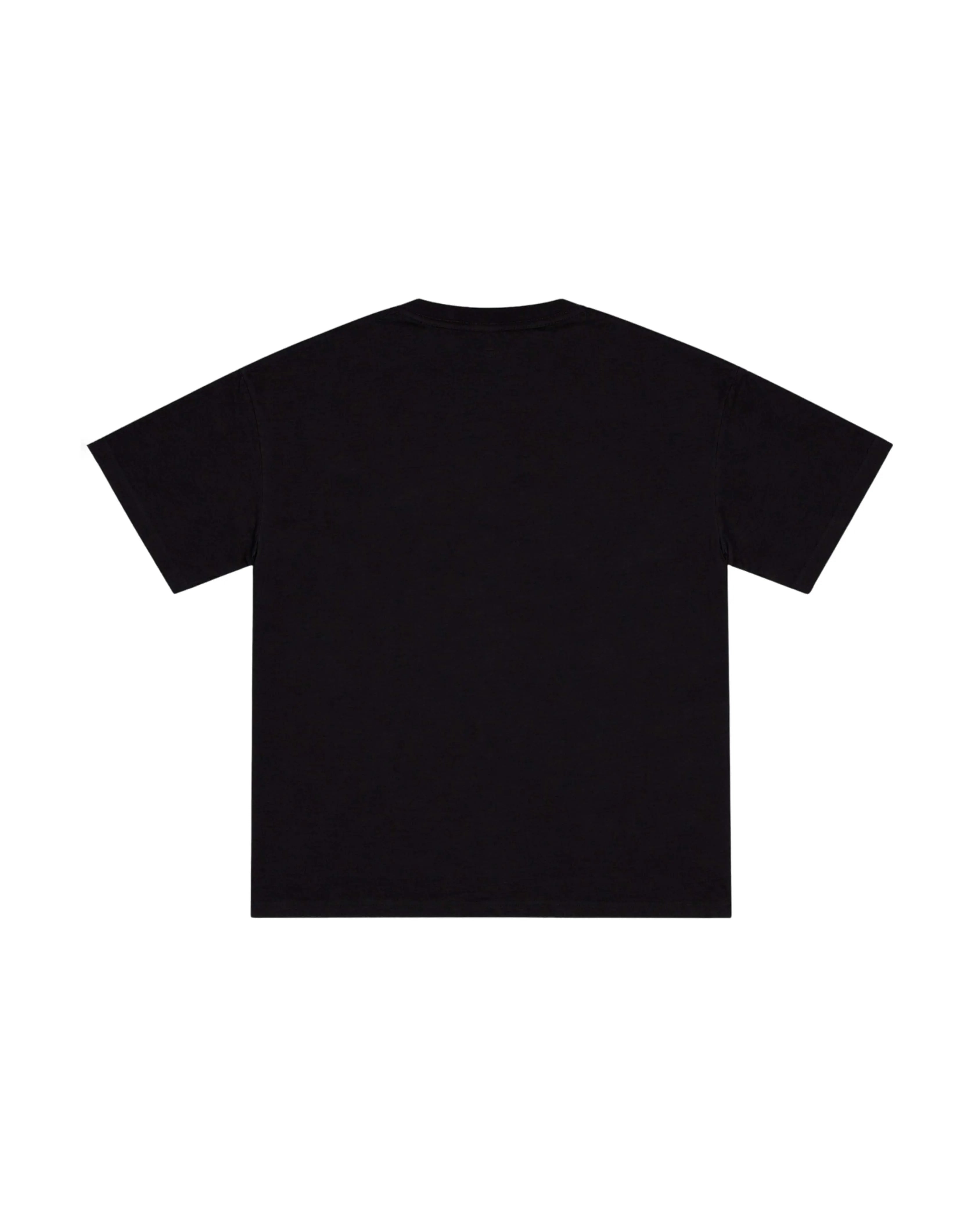 Deep Black with White Print